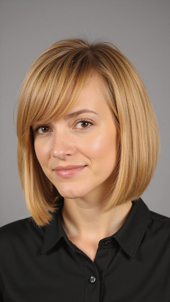 asymmetrical thin volumizing angled