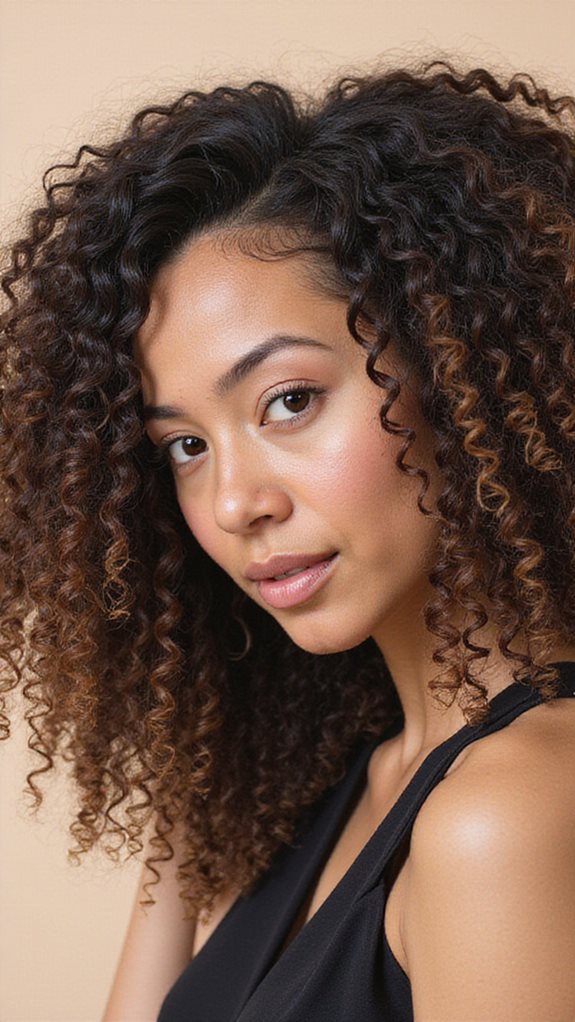 defined frizz free minimal effort curls