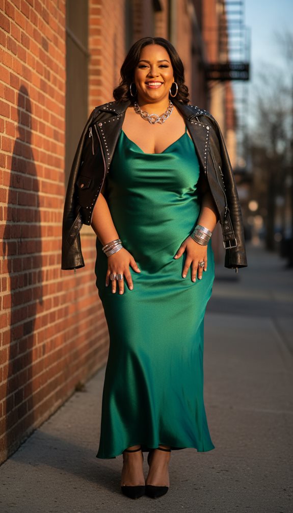 edgy rebellion and feminine elegance