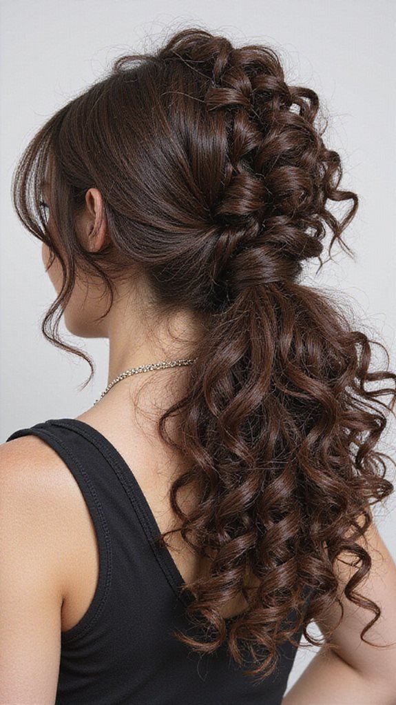 effortless chic side ponytail hairstyle