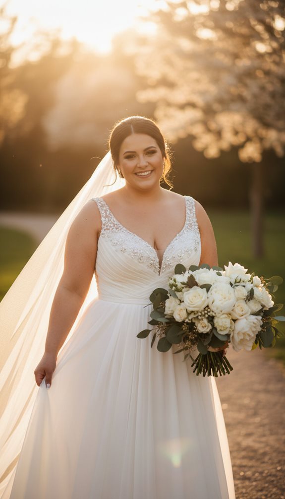 elegant glamorous flattering enchanting