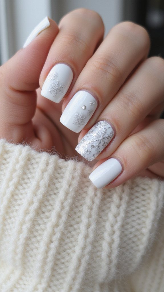 elegant winter nail masterpieces