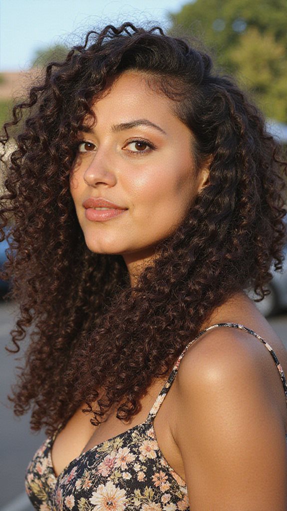 natural low maintenance curl enhancing air drying