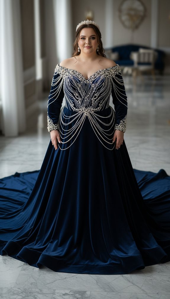 regal velvet pearl structured