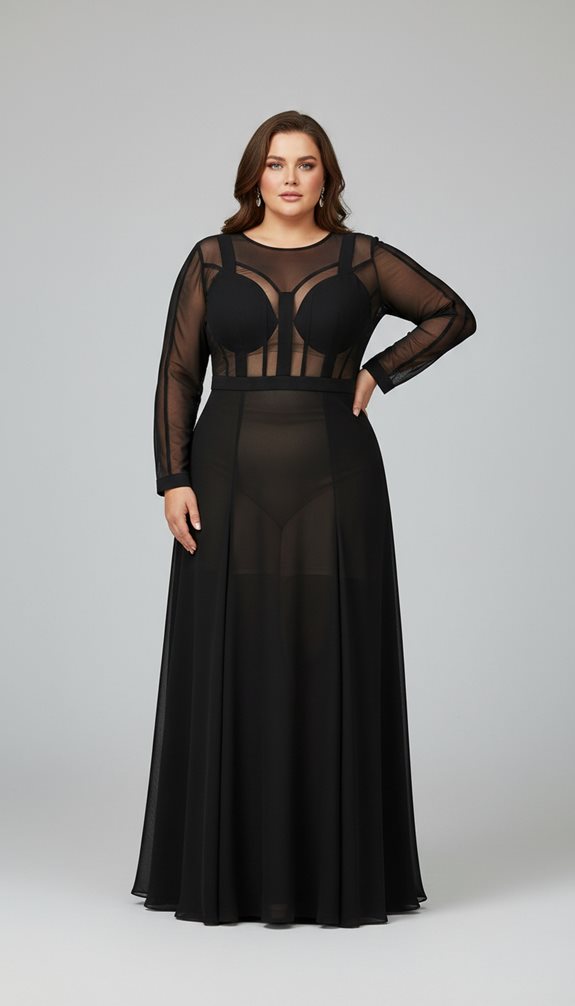 sheer elegant nude flawless