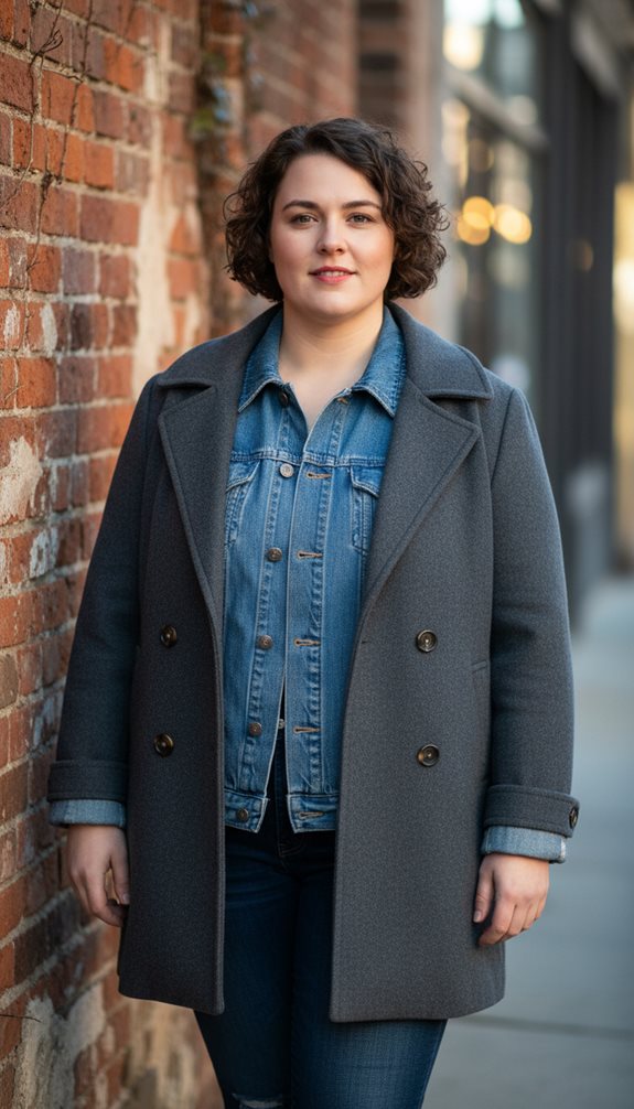 sophisticated layering creates stylish winter outfitting