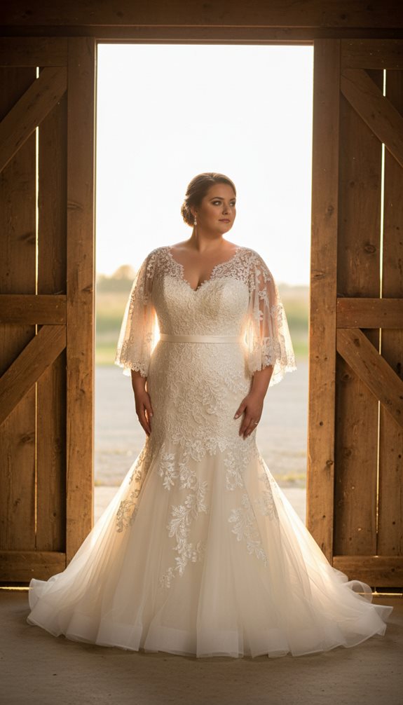 timeless vintage inspired romantic rustic lace fit and flare