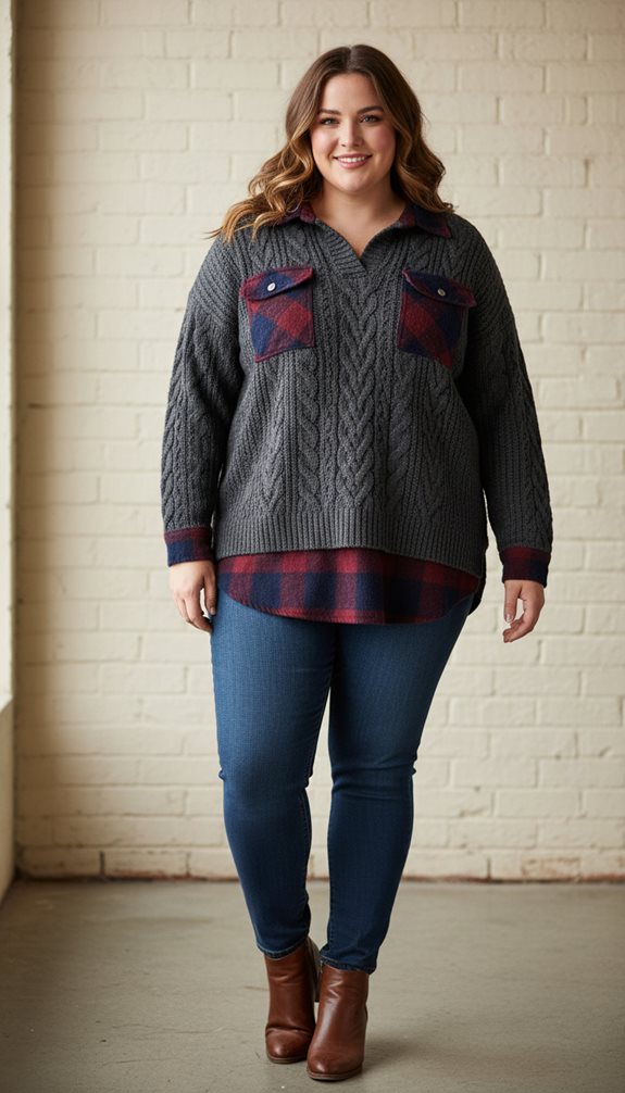 versatile figure flattering layered textured