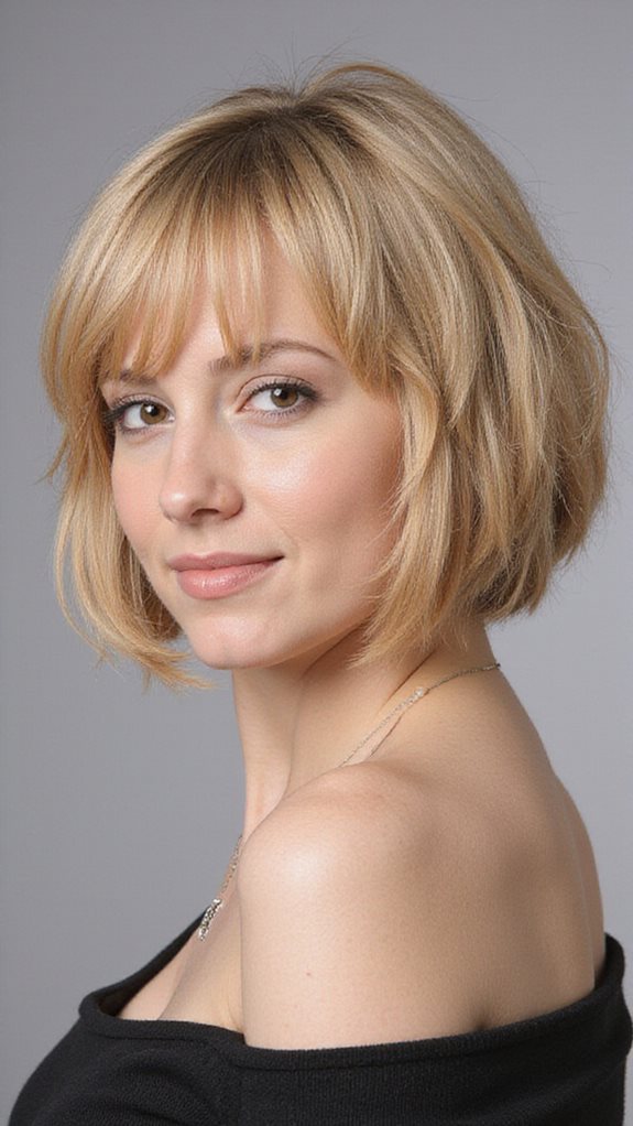 voluminous layered textured face framing