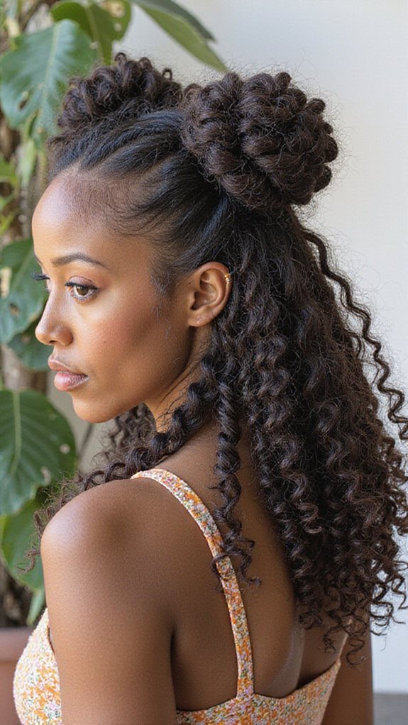 youthful casual festival friendly hairstyle