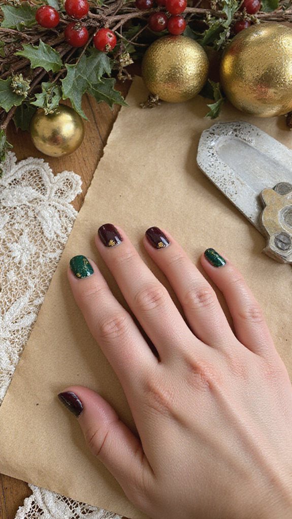 muted vintage nostalgic postcard